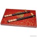 Chinese Wooden Hand Carved Chopsticks with Decorative Gift Box (Pack of 6) - B0781JZ6GH